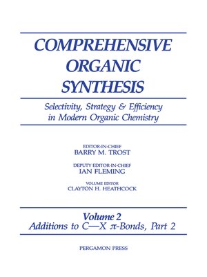 cover image of Additions to C-X ?-Bonds